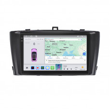 Штатная магнитола Lesko для Toyota Avensis III Рестайлинг 2011-2015 экран 9" 4/64 QLED CarPlay 4G Wi-Fi GPS 360 Prime