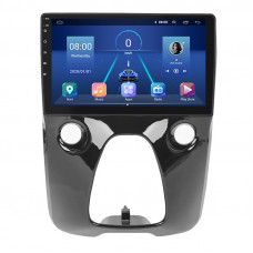 Штатная магнитола Lesko для Toyota Aygo II 2014-2018 экран 10" 4/64Gb 4G Wi-Fi GPS Top