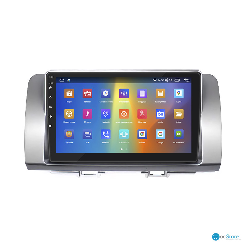 Штатная магнитола Lesko для Toyota bB II 2005-2008 экран 9" 2/32Gb CarPlay 4G Wi-Fi GPS Prime