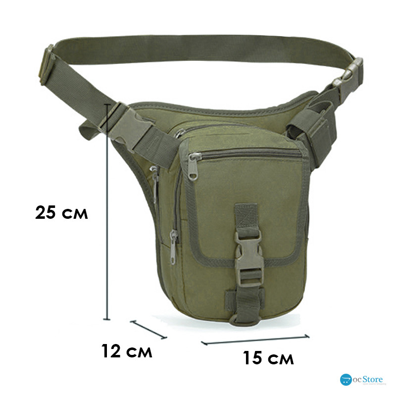 Сумка тактическая на пояс AOKALI Outdoor A9001 Green