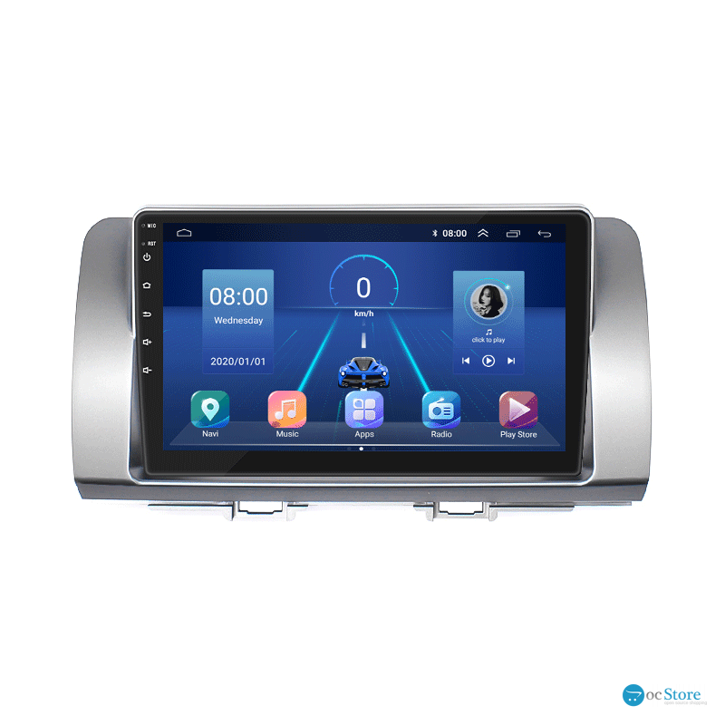 Штатная магнитола Lesko для Toyota bB II Рестайлинг 2008-2016 экран 9" 2/32Gb 4G Wi-Fi GPS Top