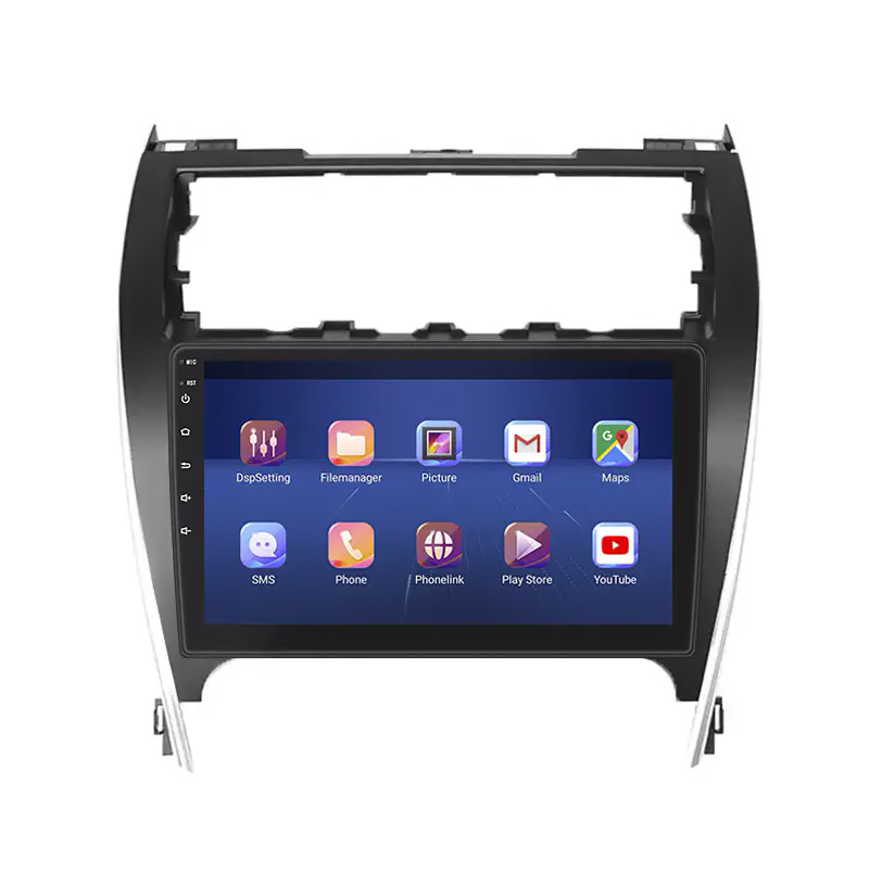 Штатная магнитола Lesko для Toyota Camry (USA) VII (XV50) 2011-2015 экран 10" 6/128Gb 4G Wi-Fi GPS Top