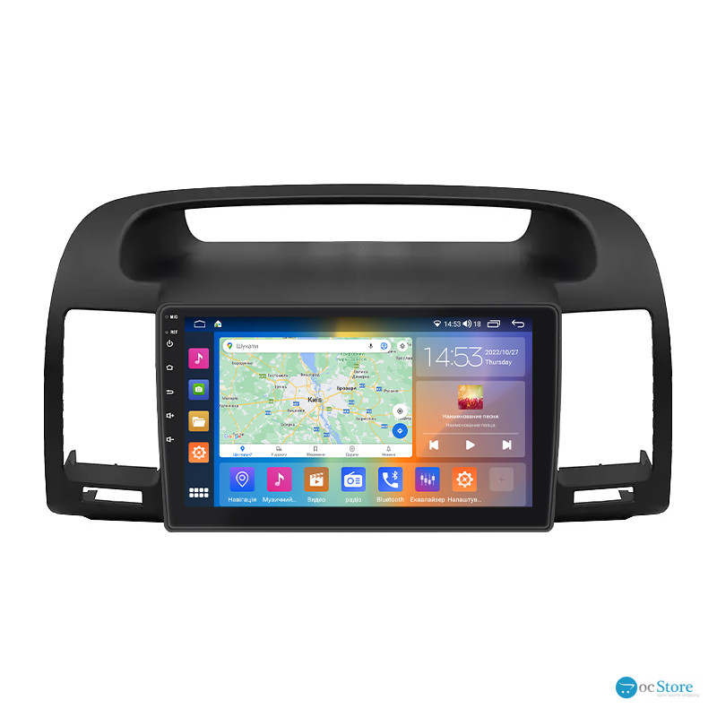 Штатная магнитола Lesko для Toyota Camry V (XV30) 2001-2004 экран 9" 4/64Gb CarPlay 4G Wi-Fi GPS Prime