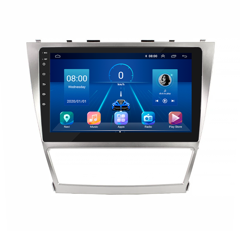 Штатная магнитола Lesko для Toyota Camry VI (XV40) Рестайлинг 2009-2011 экран 10" 2/32Gb 4G Wi-Fi GPS Top