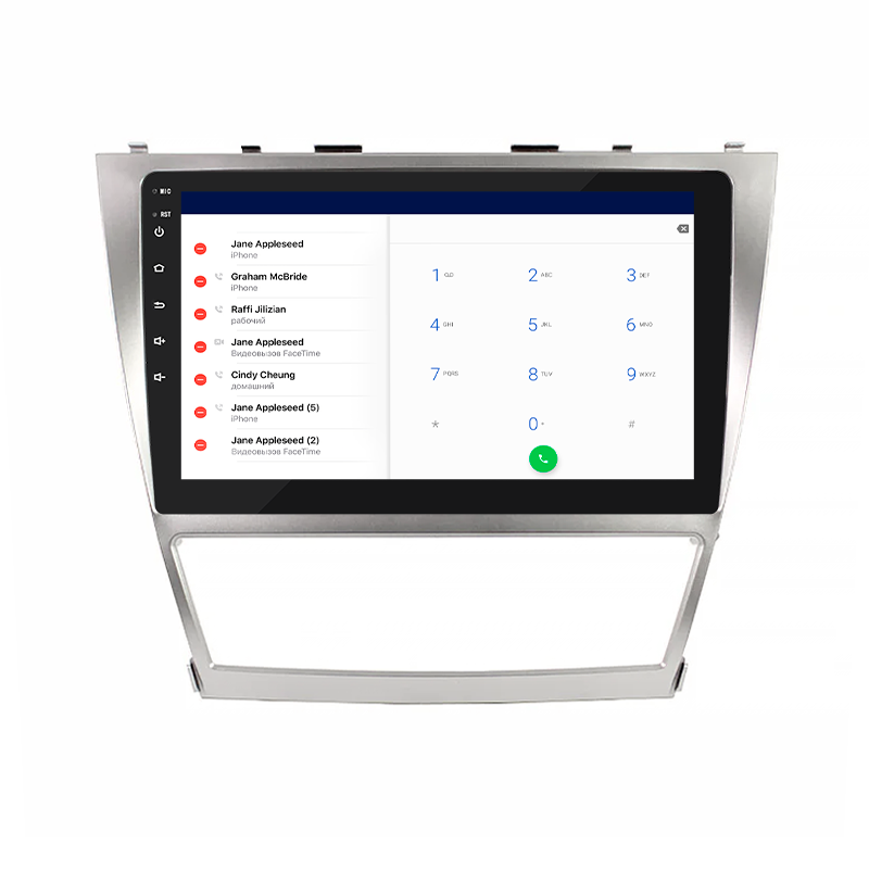 Штатная магнитола Lesko для Toyota Camry VI (XV40) Рестайлинг 2009-2011 экран 10" 4/32Gb 4G Wi-Fi GPS Top