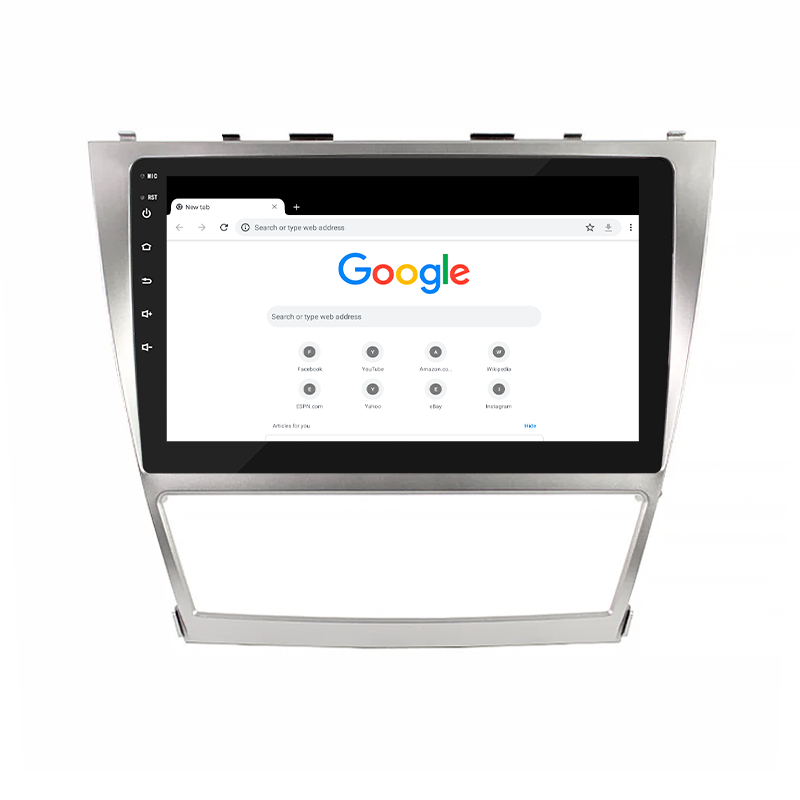 Штатная магнитола Lesko для Toyota Camry VI (XV40) Рестайлинг 2009-2011 экран 10" 4/64Gb 4G Wi-Fi GPS Top