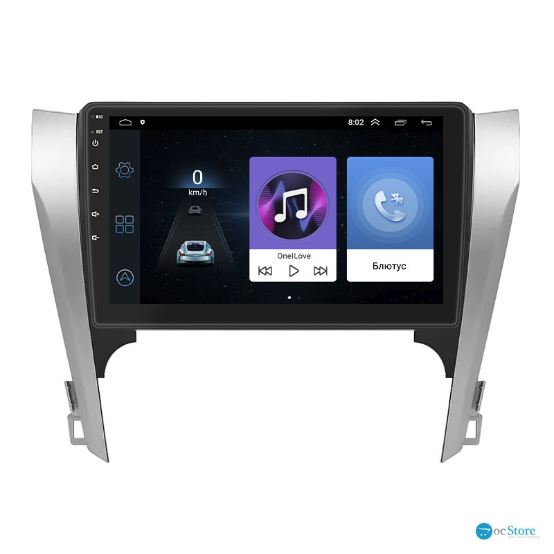 Штатная магнитола Lesko для Toyota Camry VII (XV50) 2011-2014 экран 10" 1/16Gb Wi-Fi GPS Base