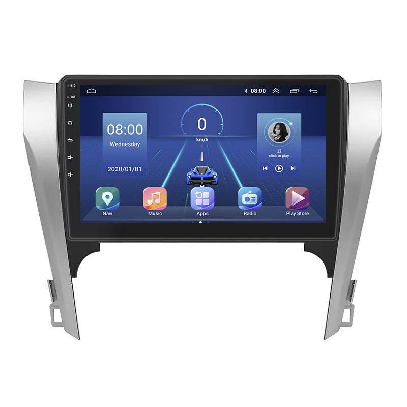 Штатная магнитола Lesko для Toyota Camry VII (XV50) 2011-2014 экран 10" 2/32Gb 4G Wi-Fi GPS Top