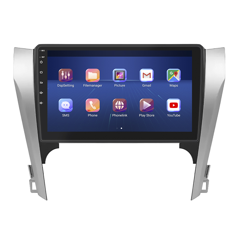 Штатная магнитола Lesko для Toyota Camry VII (XV50) 2011-2014 экран 10" 2/32Gb 4G Wi-Fi GPS Top