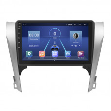 Штатная магнитола Lesko для Toyota Camry VII (XV50) 2011-2014 экран 10" 4/32Gb 4G Wi-Fi GPS Top