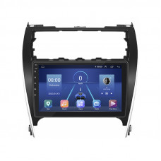 Штатная магнитола Lesko для Toyota Camry VII (XV50) 2011-2014 экран 10" 4/64Gb 4G Wi-Fi GPS Top