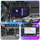 Штатная магнитола Lesko для Toyota Camry VII (XV50) 2011-2014 экран 10" 4/64Gb 4G Wi-Fi GPS Top