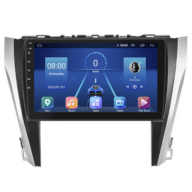 Штатная магнитола Lesko для Toyota Camry VII (XV50) Рестайлинг 2014-2017 экран 10" 6/128Gb 4G Wi-Fi GPS Top