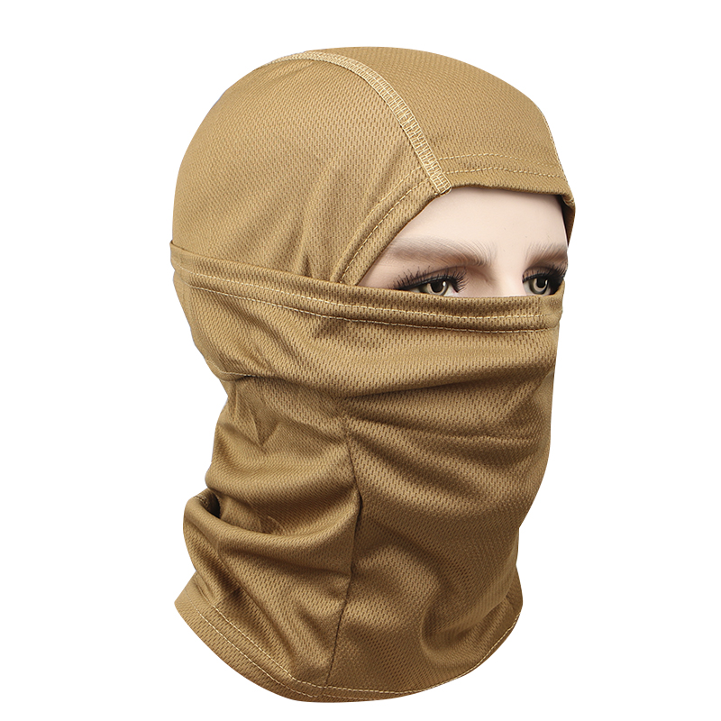 Тактическая балаклава 001 маска подшлемник демисезонная Brown