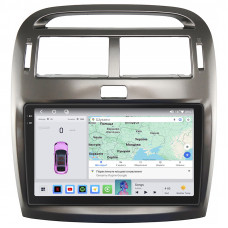 Штатная магнитола Lesko для Toyota Celsior III (F30) Рестайлинг 2003-2006 экран 9" 4/64 QLED CarPlay 4G Wi-Fi GPS 360 Prime