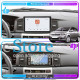 Штатная магнитола Lesko для Toyota Corolla IX (E120, E130) 2000-2004 экран 9" 4/64 QLED CarPlay 4G Wi-Fi GPS 360 Prime