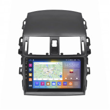 Штатная магнитола Lesko для Toyota Corolla IX (E120, E130) Рестайлинг 2003-2007 экран 9" 4/64Gb CarPlay 4G Wi-Fi GPS Prime