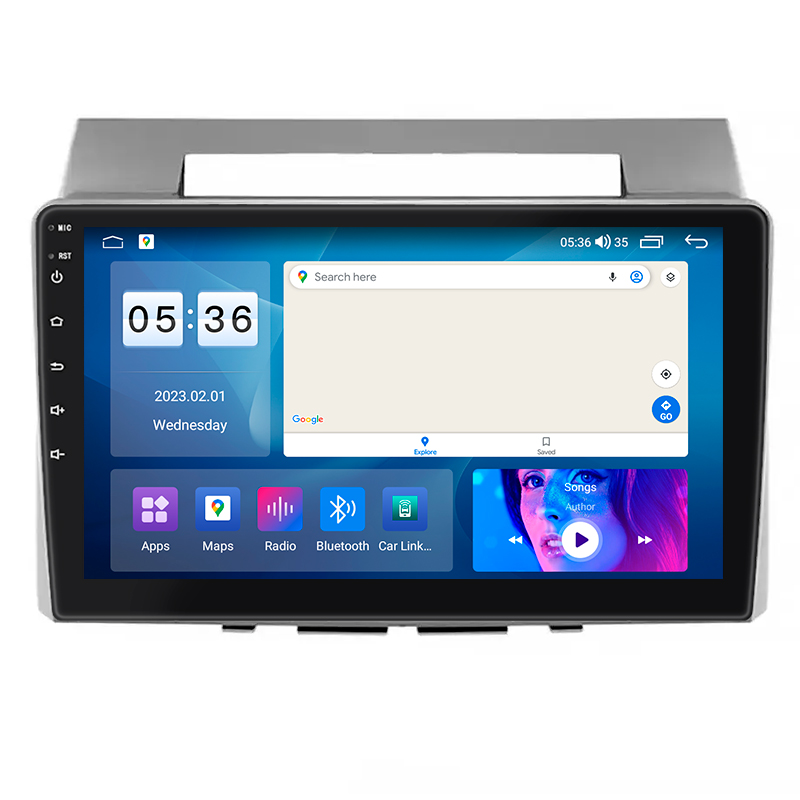 Штатная магнитола Lesko для Toyota Corolla Verso I Рестайлинг 2 2007-2009 экран 9" 2/32Gb CarPlay 4G Wi-Fi GPS Prime