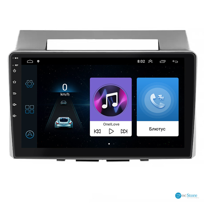 Штатная магнитола Lesko для Toyota Corolla Verso I Рестайлинг 2004-2007 экран 9" 1/16Gb Wi-Fi GPS Base