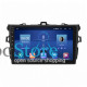Штатная магнитола Lesko для Toyota Corolla X (E140, E150) 2006-2012 экран 9" 2/32Gb 4G Wi-Fi GPS Top