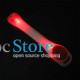 Светодиодный LED браслет HY-0001 универсальный USB аккумуляторный Red