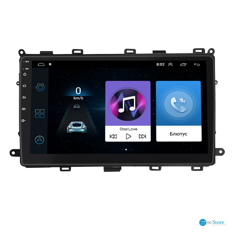 Штатная магнитола Lesko для Toyota Corolla XI (E160, E170) ver 2 2017-2019 экран 9" 1/16Gb Wi-Fi GPS Base