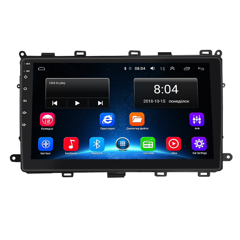 Штатная магнитола Lesko для Toyota Corolla XI (E160, E170) ver 2 2017-2019 экран 9" 2/32Gb Wi-Fi GPS Base