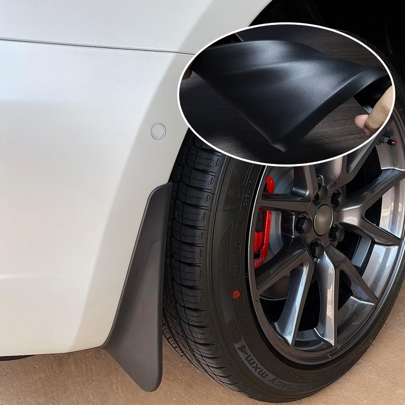 Брызговики на авто Tesla model 3 2016+ защищают кузов от грязи пыли камней 4 шт