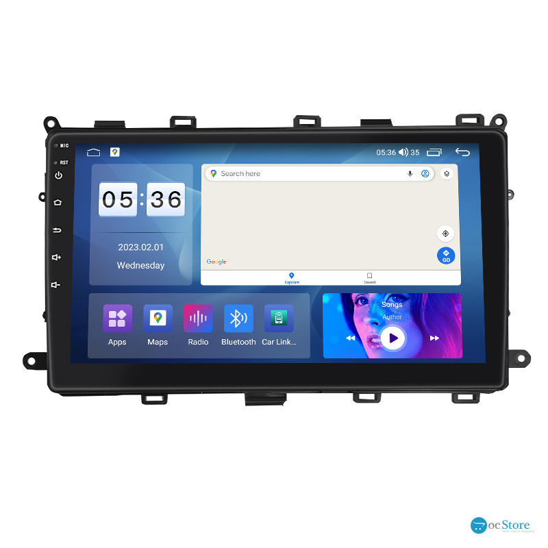 Штатная магнитола Lesko для Toyota Corolla XI (E160, E170) ver 2 2017-2019 экран 9" 4/64Gb CarPlay 4G Wi-Fi GPS Prime