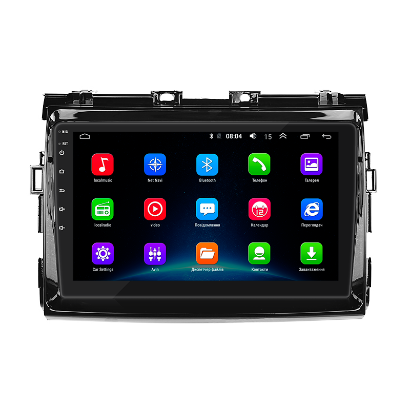 Штатная магнитола Lesko для Toyota Estima III 2006-2008 экран 9" 2/32Gb Wi-Fi GPS Base