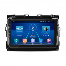 Штатная магнитола Lesko для Toyota Estima III 2006-2008 экран 9" 4/64Gb 4G Wi-Fi GPS Top