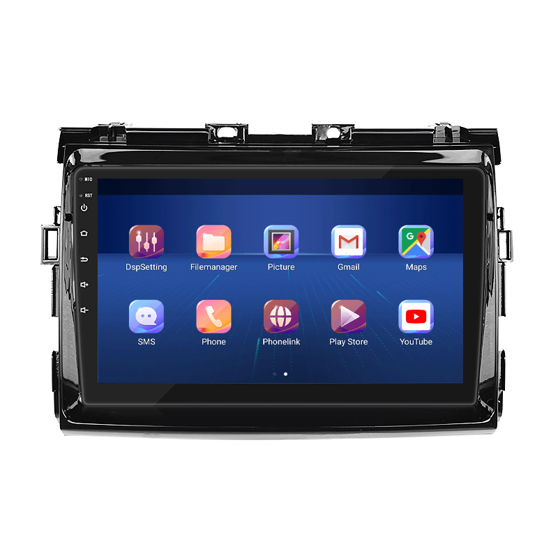 Штатная магнитола Lesko для Toyota Estima III Рестайлинг 2 2012-2016 экран 9" 6/128Gb 4G Wi-Fi GPS Top