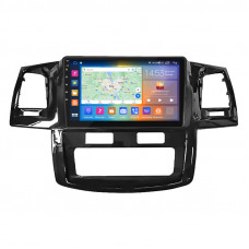 Штатная магнитола Lesko для Toyota Fortuner I 2005-2015 экран 9" 4/64Gb CarPlay 4G Wi-Fi GPS Prime