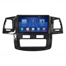 Штатная магнитола Lesko для Toyota Fortuner I 2005-2015 экран 9" 6/128Gb 4G Wi-Fi GPS Top