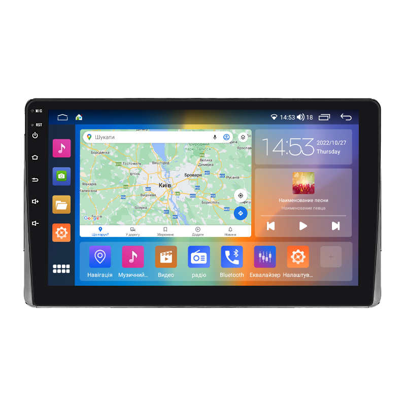 Штатная магнитола Lesko для Toyota Highlander I (U20) 2001-2003 экран 9" 4/64Gb CarPlay 4G Wi-Fi GPS Prime