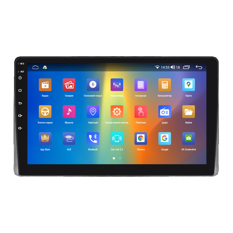 Штатная магнитола Lesko для Toyota Highlander I (U20) Рестайлинг 2003-2007 экран 9" 2/32Gb CarPlay 4G Wi-Fi GPS Prime