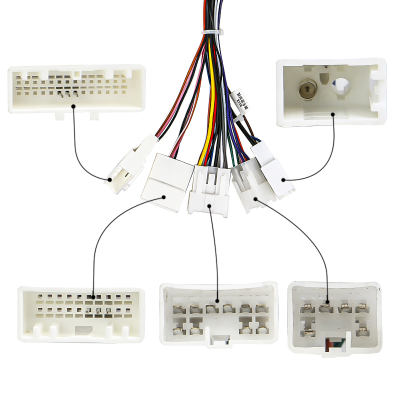 Штатная магнитола Lesko для Toyota Highlander II (U40) 2007-2010 экран 10" 2/32Gb Wi-Fi GPS Base