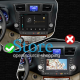 Штатная магнитола Lesko для Toyota Highlander II (U40) 2007-2010 экран 10" 4/64Gb 4G Wi-Fi GPS Top