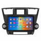 Штатная магнитола Lesko для Toyota Highlander II (U40) Рестайлинг 2010-2013 экран 10" 2/32Gb CarPlay 4G Wi-Fi GPS Prime