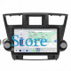 Штатная магнитола Lesko для Toyota Highlander II (U40) Рестайлинг 2010-2013 экран 10" 4/64 QLED CarPlay 4G Wi-Fi GPS 360 Prime