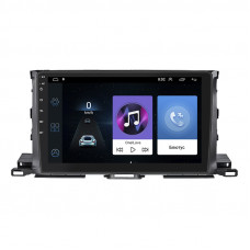 Штатная магнитола Lesko для Toyota Highlander III (U50) 2013-2016 экран 10" 1/16Gb Wi-Fi GPS Base