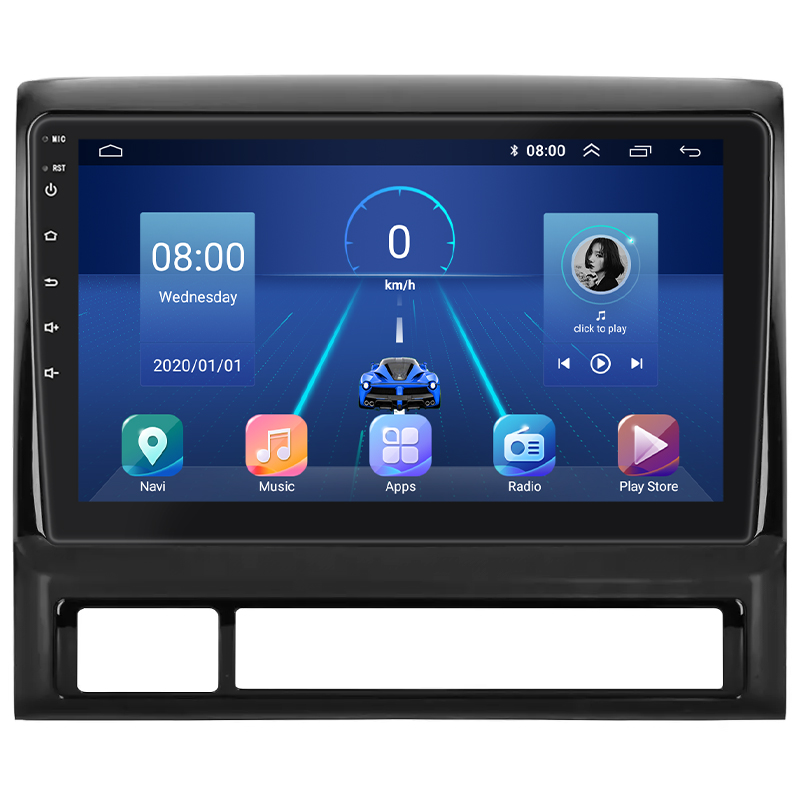 Штатная магнитола Lesko для Toyota Hilux VII 2004-2011 экран 9" 2/32Gb 4G Wi-Fi GPS Top