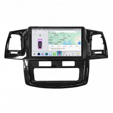 Штатная магнитола Lesko для Toyota Hilux VII Рестайлинг 2011-2015 экран 9" 4/64 QLED CarPlay 4G Wi-Fi GPS 360 Prime