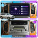 Штатная магнитола Lesko для Toyota Land Cruiser 100 Series Рестайлинг 2 2005-2007 экран 10" 2/32Gb Wi-Fi GPS Base