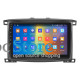 Штатная магнитола Lesko для Toyota Land Cruiser 100 Series Рестайлинг 2 2005-2007 экран 10" 2/32Gb CarPlay 4G Wi-Fi GPS Prime