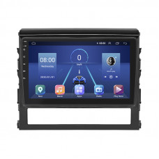 Штатная магнитола Lesko для Toyota Land Cruiser 200 Series Рестайлинг 2 2015-2021 экран 9" 2/32Gb 4G Wi-Fi GPS Top