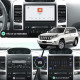 Штатная магнитола Lesko для Toyota Land Cruiser Prado 120 Series 2002-2007 экран 9" 4/64 QLED CarPlay 4G Wi-Fi GPS 360 Prime