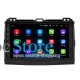Штатная магнитола Lesko для Toyota Land Cruiser Prado 120 Series Рестайлинг 2007-2009 экран 9" 2/32Gb Wi-Fi GPS Base