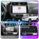 Штатная магнитола Lesko для Toyota Land Cruiser Prado 150 Series Рестайлинг 2 2017-2020 экран 10" 4/64 QLED CarPlay 4G Wi-Fi GPS 360 Prime