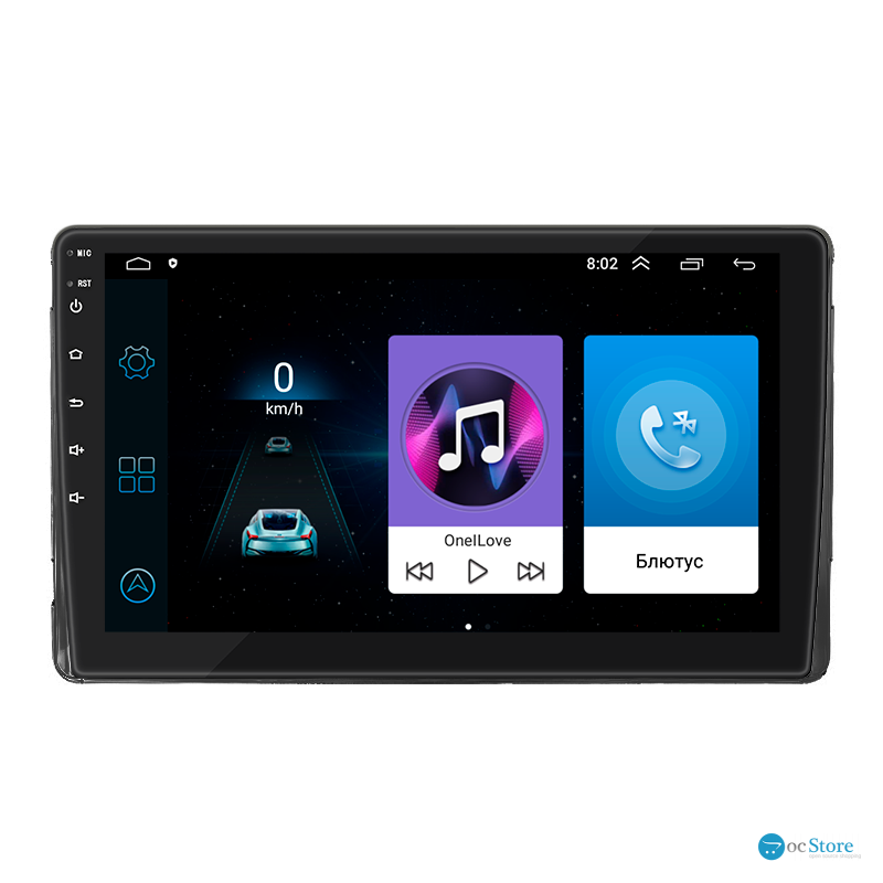 Штатная магнитола Lesko для Toyota Matrix II (E140) 2008-2014 экран 9" 1/16Gb Wi-Fi GPS Base
